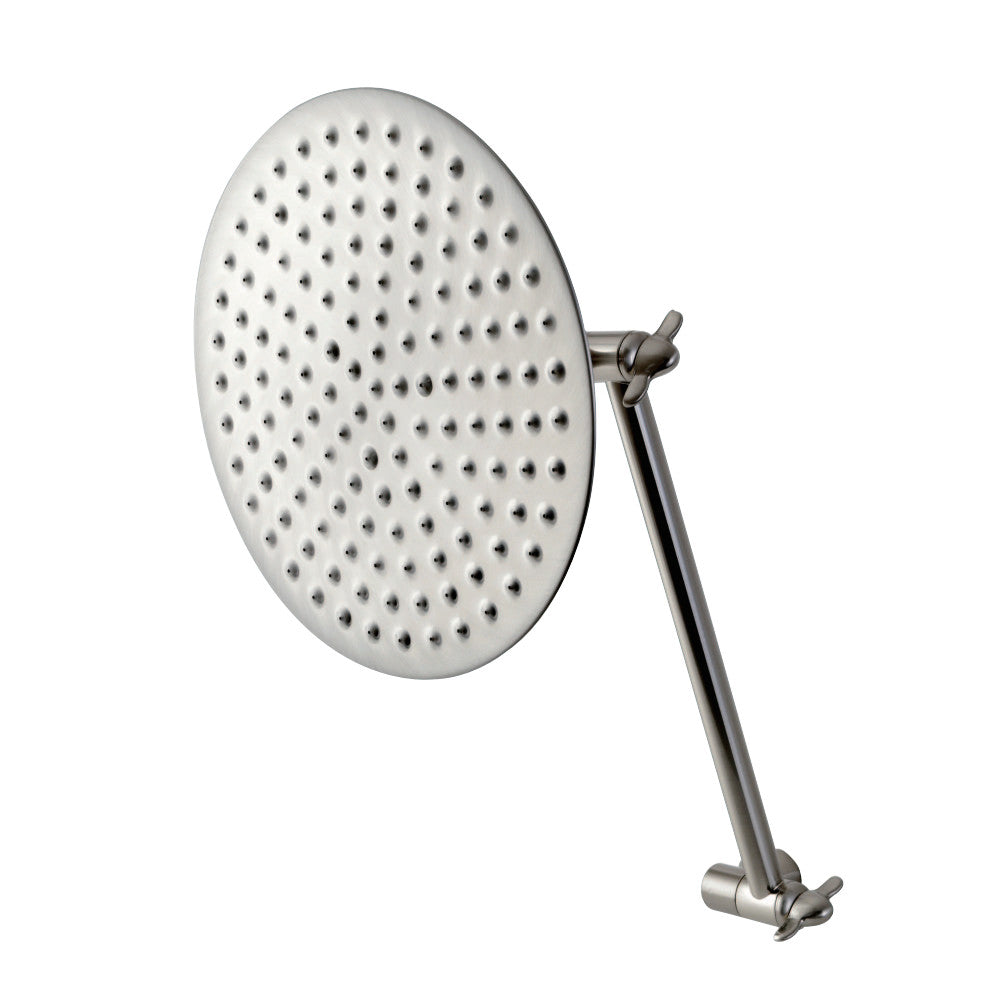 Kingston Brass CK136K8 Victorian Showerhead and High Low Adjustable Arm In Retail Packaging, Brushed Nickel - BNGBath