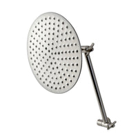 Thumbnail for Kingston Brass CK136K8 Victorian Showerhead and High Low Adjustable Arm In Retail Packaging, Brushed Nickel - BNGBath