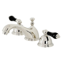 Thumbnail for Kingston Brass KS3966PKL Duchess Widespread Bathroom Faucet with Brass Pop-Up, Polished Nickel - BNGBath
