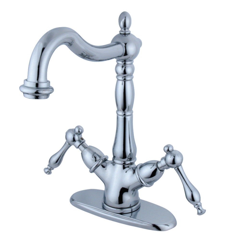 Kingston Brass KS1491NL Vessel Sink Faucet, Polished Chrome - BNGBath