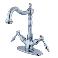 Thumbnail for Kingston Brass KS1491NL Vessel Sink Faucet, Polished Chrome - BNGBath