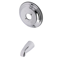 Thumbnail for Kingston Brass KB3631TTLH Tub Trim Only Without Handle, Polished Chrome - BNGBath