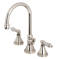 Thumbnail for Kingston Brass KS2986AL 8 in. Widespread Bathroom Faucet, Polished Nickel - BNGBath