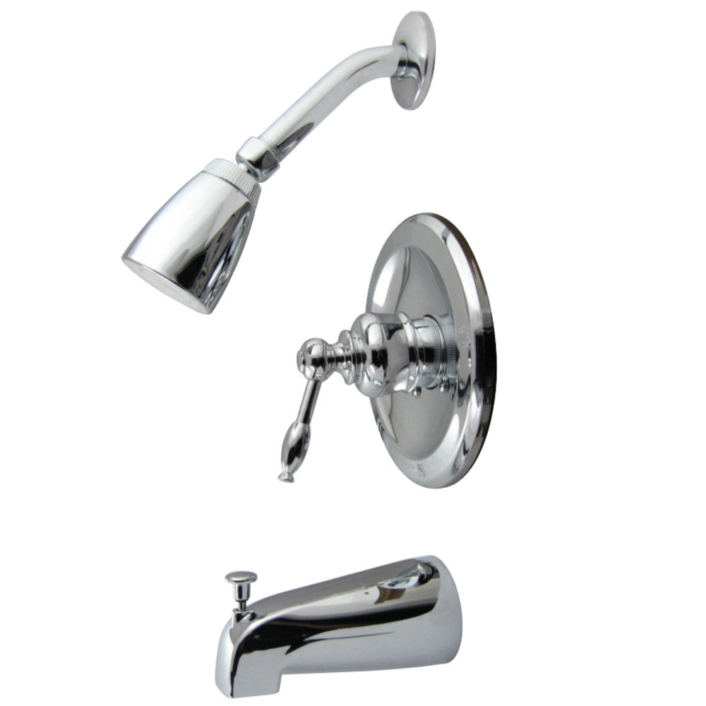 Kingston Brass KB531KL Tub and Shower Faucet, Polished Chrome - BNGBath