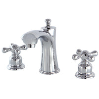 Thumbnail for Kingston Brass KB7961AX 8 in. Widespread Bathroom Faucet, Polished Chrome - BNGBath