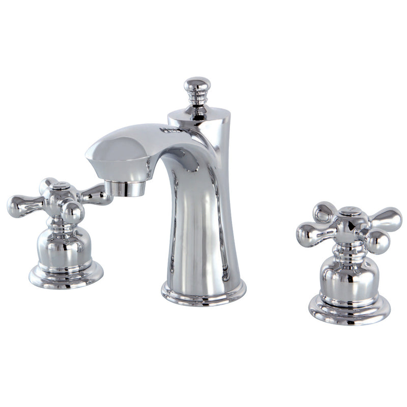 Kingston Brass KB7961AX 8 in. Widespread Bathroom Faucet, Polished Chrome - BNGBath