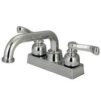 Thumbnail for Kingston Brass KB2471FL 4 in. Centerset 2-Handle Laundry Faucet, Polished Chrome - BNGBath