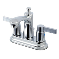Thumbnail for Kingston Brass FB7621NDL 4 in. Centerset Bathroom Faucet, Polished Chrome - BNGBath