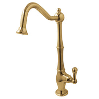 Thumbnail for Kingston Brass KS1192AL Heritage Cold Water Filtration Faucet, Polished Brass - BNGBath