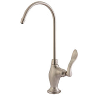 Thumbnail for Kingston Brass KS3198NFL Nuwave French Single Handle Water Filtration Faucet, Brushed Nickel - BNGBath