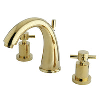 Thumbnail for Kingston Brass KS2962DX 8 in. Widespread Bathroom Faucet, Polished Brass - BNGBath