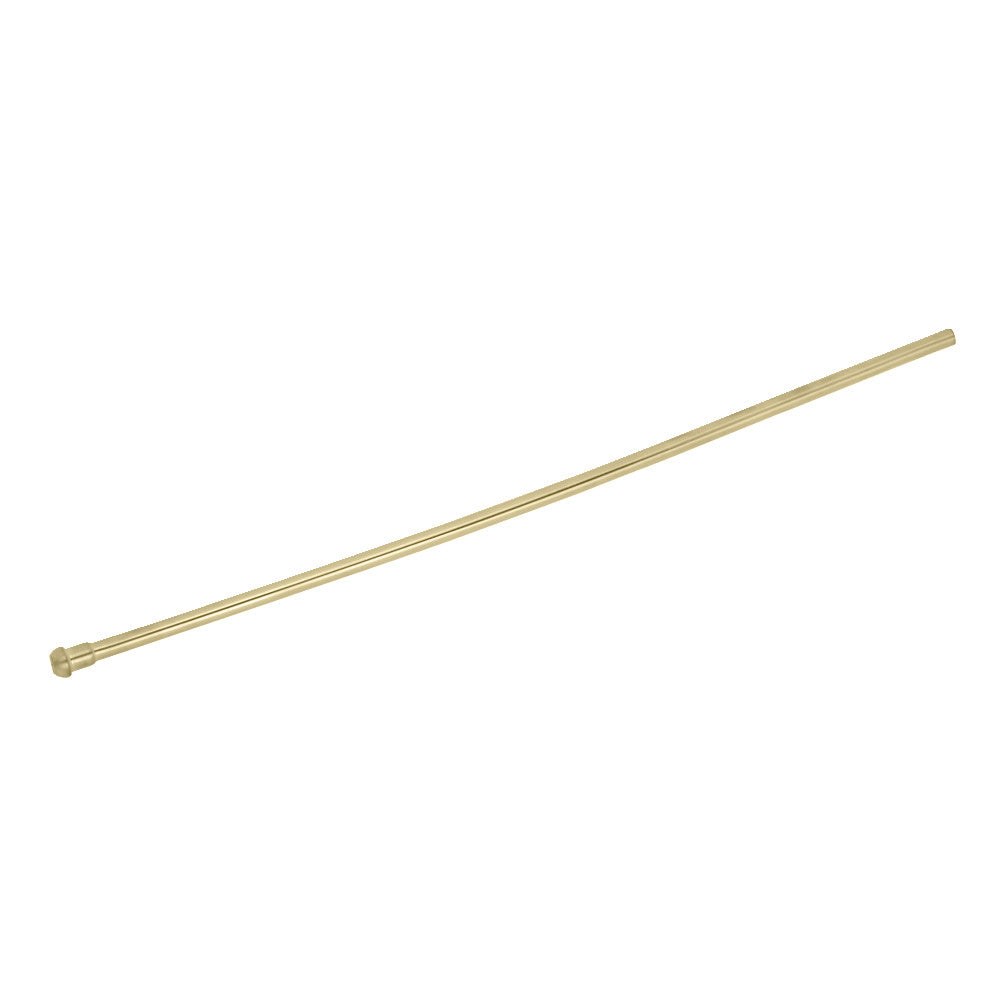 Kingston Brass CB38207 Complement 20 in. Bullnose Bathroom Supply Line, Brushed Brass - BNGBath