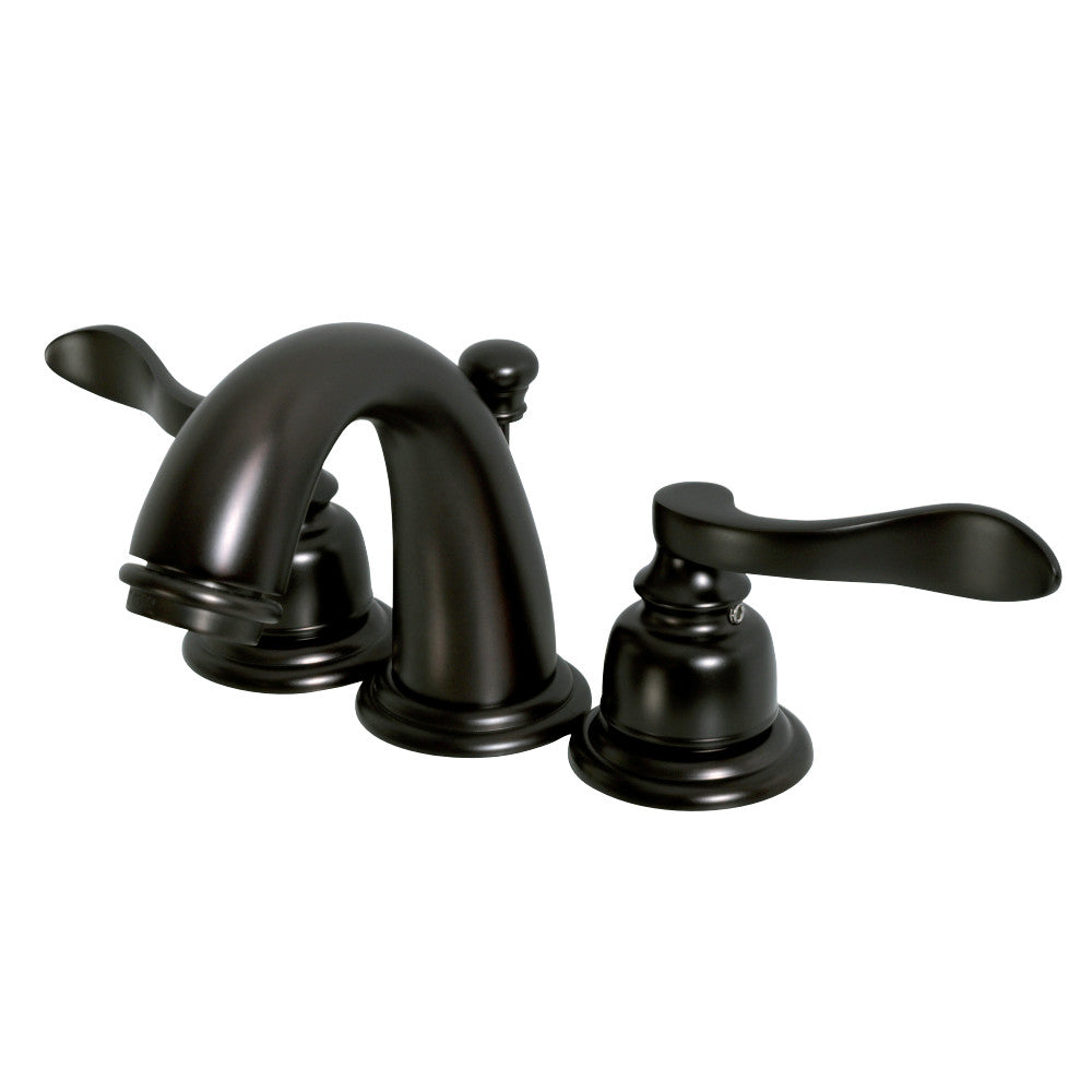 Kingston Brass KB8915NFL NuWave French Widespread Bathroom Faucet, Oil Rubbed Bronze - BNGBath