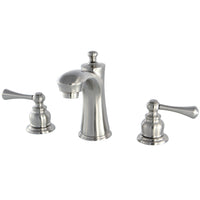 Thumbnail for Kingston Brass KB7968BL 8 in. Widespread Bathroom Faucet, Brushed Nickel - BNGBath