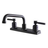 Thumbnail for Kingston Brass FB2135DL Concord 8-Inch Centerset Kitchen Faucet, Oil Rubbed Bronze - BNGBath