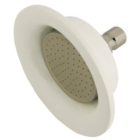 Thumbnail for Kingston Brass P60SN Victorian Ceramic Shower Head, Brushed Nickel - BNGBath