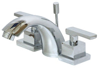 Thumbnail for Kingston Brass KS2951QLL Mini-Widespread Bathroom Faucet, Polished Chrome - BNGBath