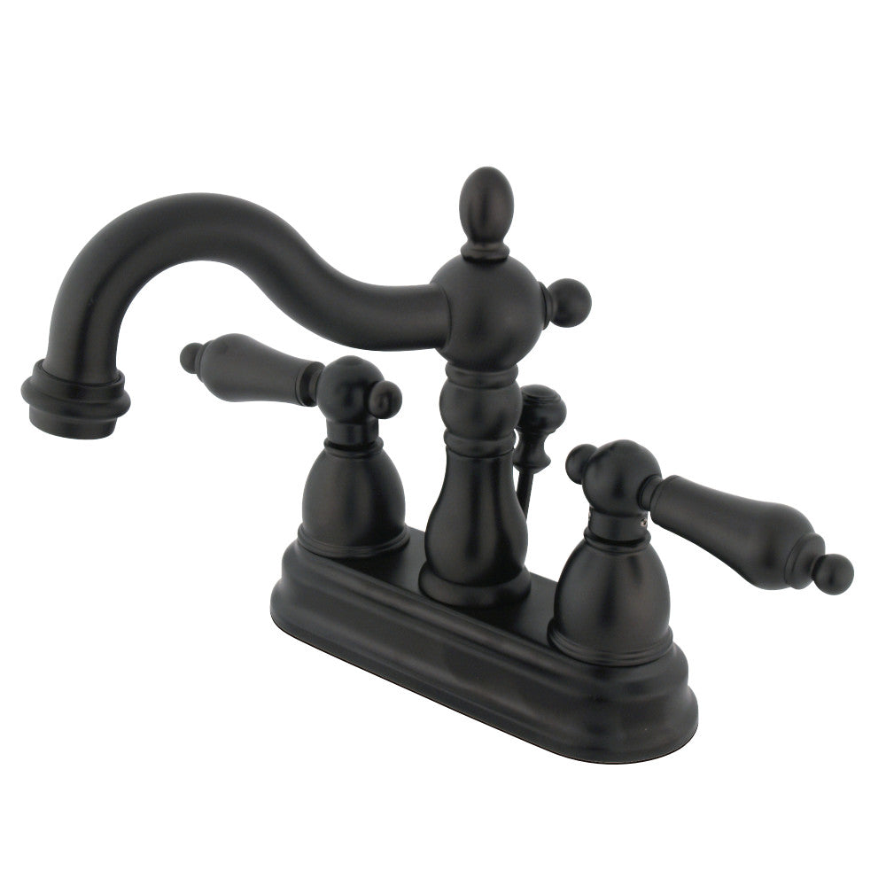 Kingston Brass KS1605AL 4 in. Centerset Bathroom Faucet, Oil Rubbed Bronze - BNGBath