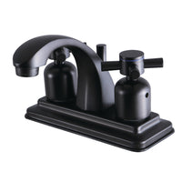 Thumbnail for Kingston Brass KB4645DX 4 in. Centerset Bathroom Faucet, Oil Rubbed Bronze - BNGBath