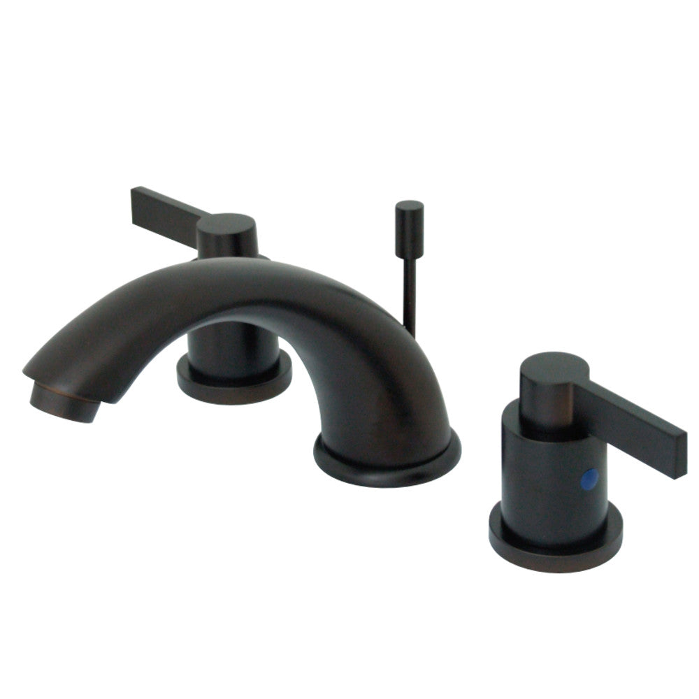 Kingston Brass KB8965NDL 8 in. Widespread Bathroom Faucet, Oil Rubbed Bronze - BNGBath