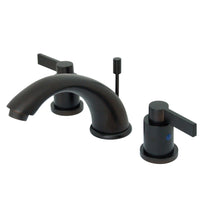 Thumbnail for Kingston Brass KB8965NDL 8 in. Widespread Bathroom Faucet, Oil Rubbed Bronze - BNGBath