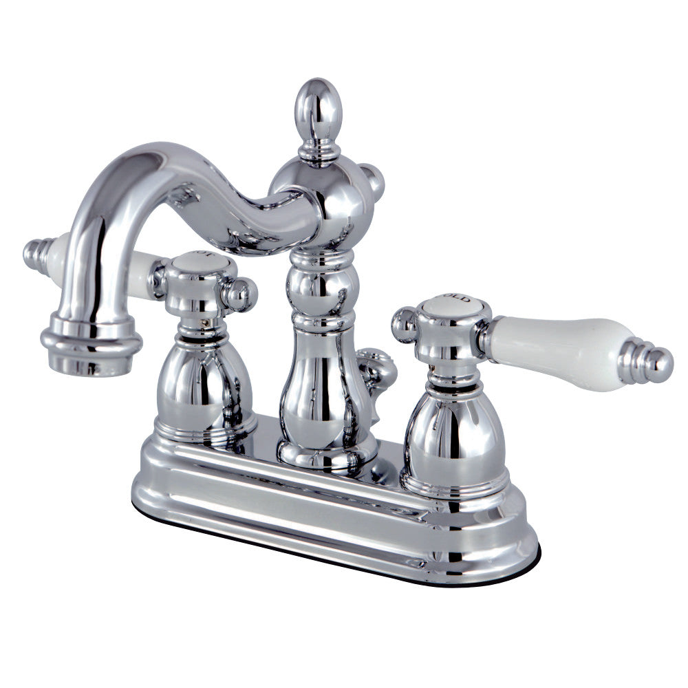 Kingston Brass KS1601BPL 4 in. Centerset Bathroom Faucet, Polished Chrome - BNGBath