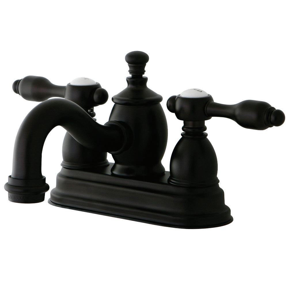 Kingston Brass KS7105TAL 4 in. Centerset Bathroom Faucet, Oil Rubbed Bronze - BNGBath