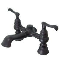 Thumbnail for Kingston Brass CC1138T5 Vintage 7-Inch Deck Mount Tub Faucet, Oil Rubbed Bronze - BNGBath