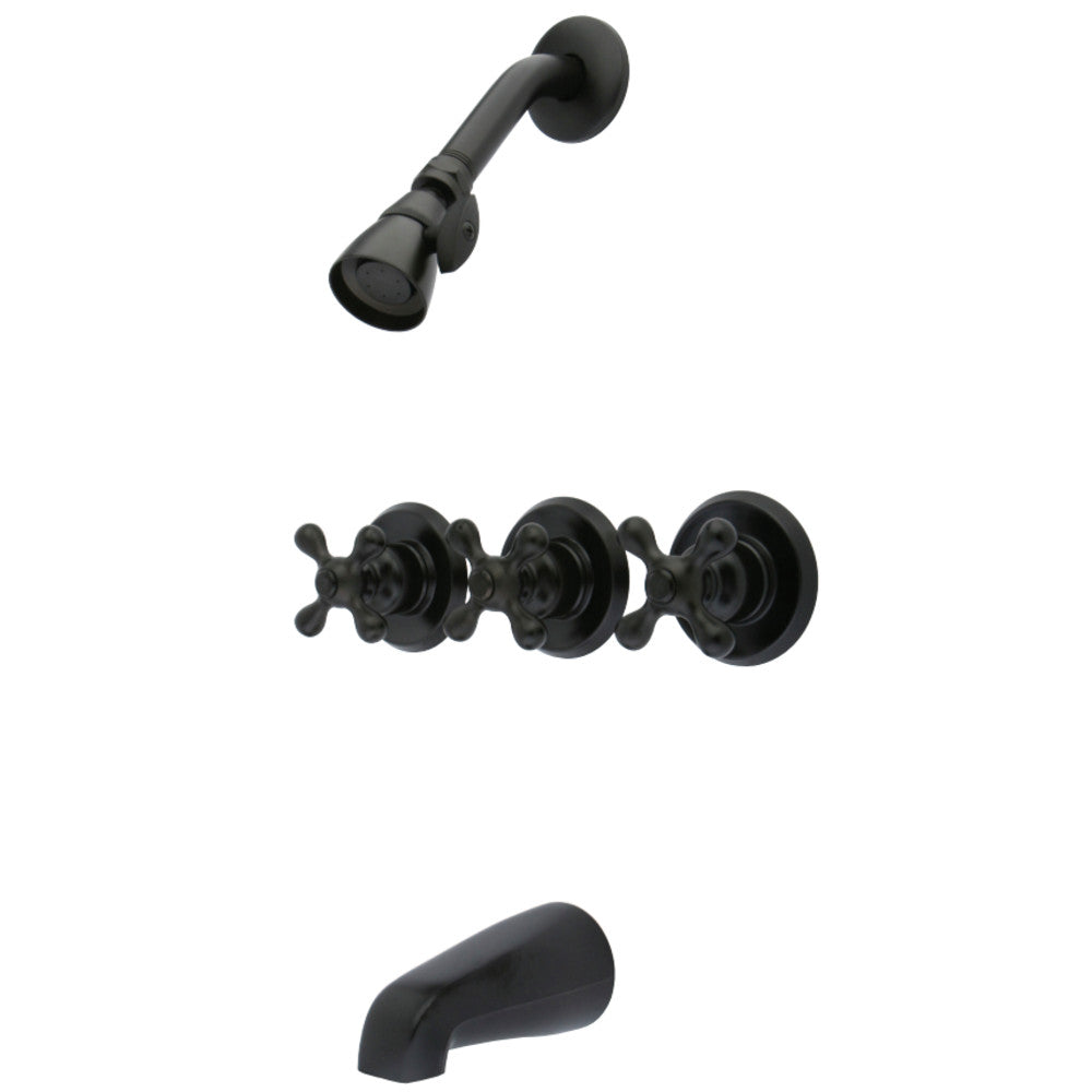 Kingston Brass KB235AX Tub and Shower Faucet, Oil Rubbed Bronze - BNGBath