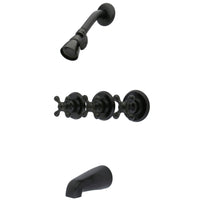 Thumbnail for Kingston Brass KB235AX Tub and Shower Faucet, Oil Rubbed Bronze - BNGBath