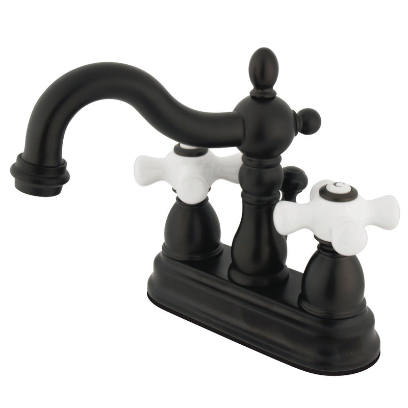 Kingston Brass KB1605PX Heritage 4 in. Centerset Bathroom Faucet, Oil Rubbed Bronze - BNGBath