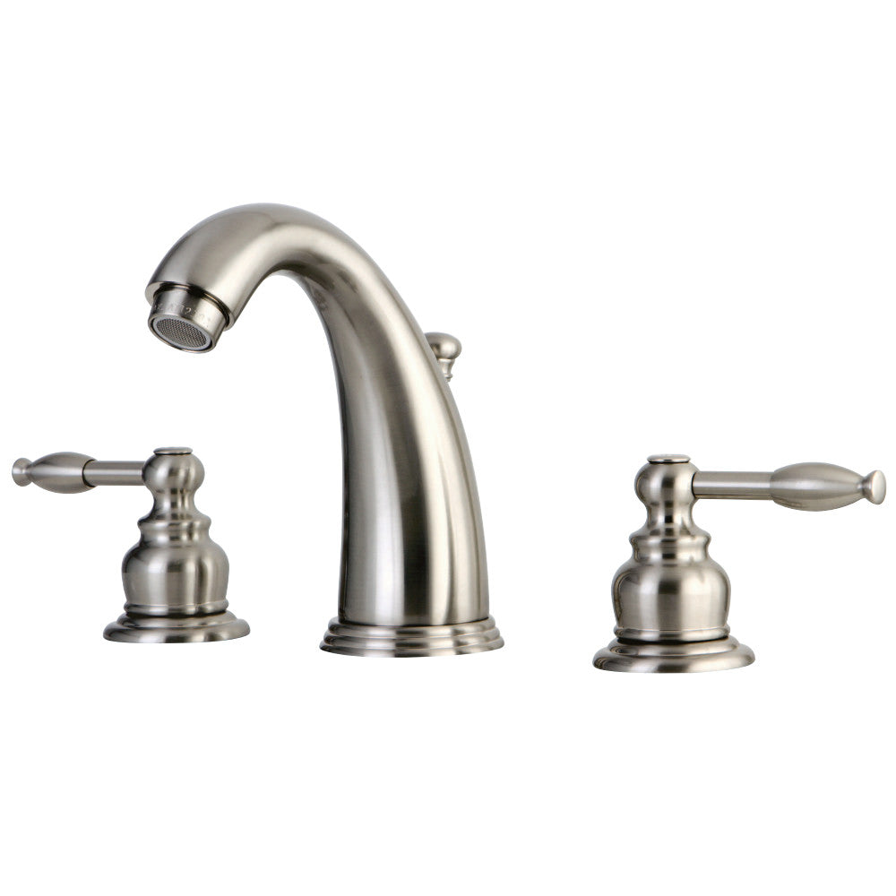 Kingston Brass GKB988KL Widespread Bathroom Faucet, Brushed Nickel - BNGBath