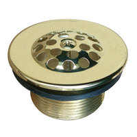 Thumbnail for Kingston Brass DTL202 Tub Drain Strainer and Grid, Polished Brass - BNGBath