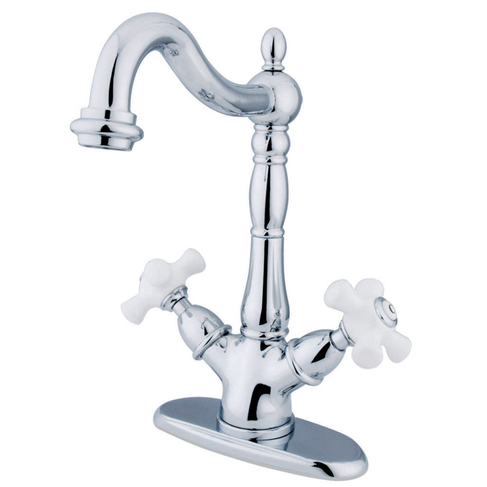 Kingston Brass KS1491PX Vessel Sink Faucet, Polished Chrome - BNGBath