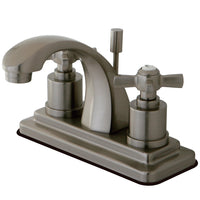 Thumbnail for Kingston Brass KS4648ZX 4 in. Centerset Bathroom Faucet, Brushed Nickel - BNGBath