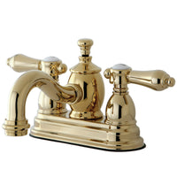 Thumbnail for Kingston Brass KS7102BAL 4 in. Centerset Bathroom Faucet, Polished Brass - BNGBath