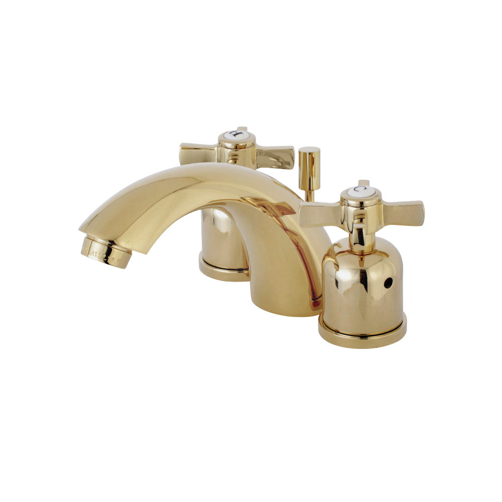 Kingston Brass KB8952ZX Mini-Widespread Bathroom Faucet, Polished Brass - BNGBath