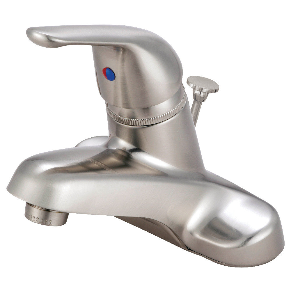Kingston Brass KB548B 4 in. Centerset Bathroom Faucet, Brushed Nickel - BNGBath