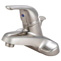 Thumbnail for Kingston Brass KB548B 4 in. Centerset Bathroom Faucet, Brushed Nickel - BNGBath