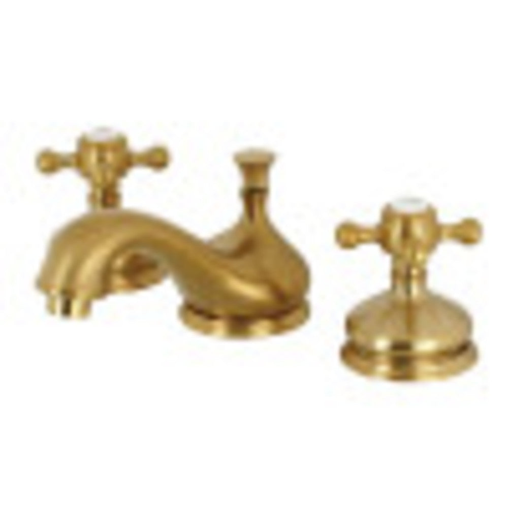 Kingston Brass KS1167BX 8 in. Widespread Bathroom Faucet, Brushed Brass - BNGBath