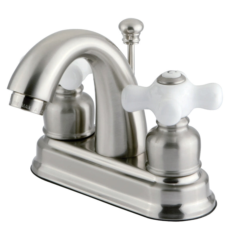 Kingston Brass GKB5618PX 4 in. Centerset Bathroom Faucet, Brushed Nickel - BNGBath