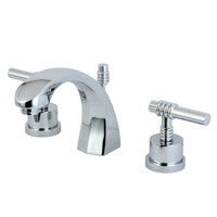 Thumbnail for Kingston Brass KS4981ML 8 in. Widespread Bathroom Faucet, Polished Chrome - BNGBath