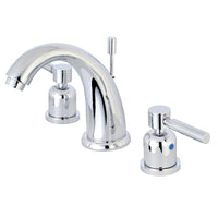 Thumbnail for Kingston Brass KB8981DL 8 in. Widespread Bathroom Faucet, Polished Chrome - BNGBath