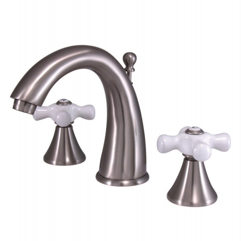 Kingston Brass KS2978PX 8 in. Widespread Bathroom Faucet, Brushed Nickel - BNGBath