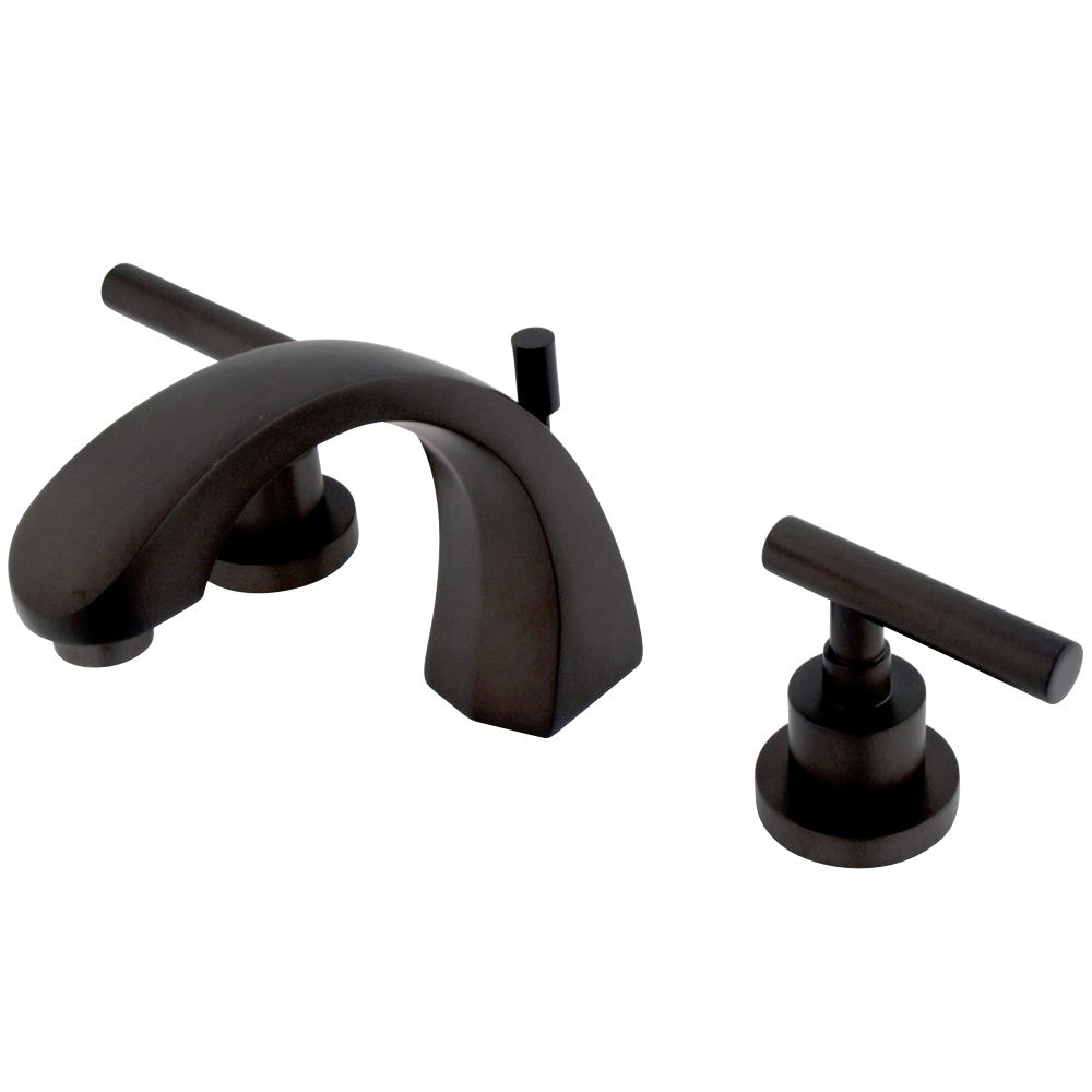 Kingston Brass KS4985CML 8 in. Widespread Bathroom Faucet, Oil Rubbed Bronze - BNGBath