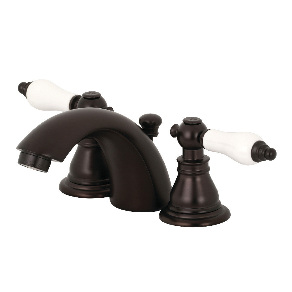 Kingston Brass KB955APL Mini-Widespread Bathroom Faucet, Oil Rubbed Bronze - BNGBath