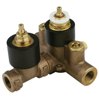Thumbnail for Kingston Brass KS36350V Thermostatic Valve With Volume Control, Oil Rubbed Bronze - BNGBath
