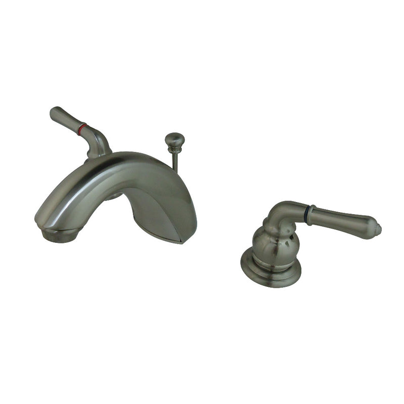 Kingston Brass FB958 Mini-Widespread Bathroom Faucet, Brushed Nickel - BNGBath
