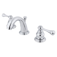 Thumbnail for Kingston Brass KB911BL Vintage Widespread Bathroom Faucet, Polished Chrome - BNGBath