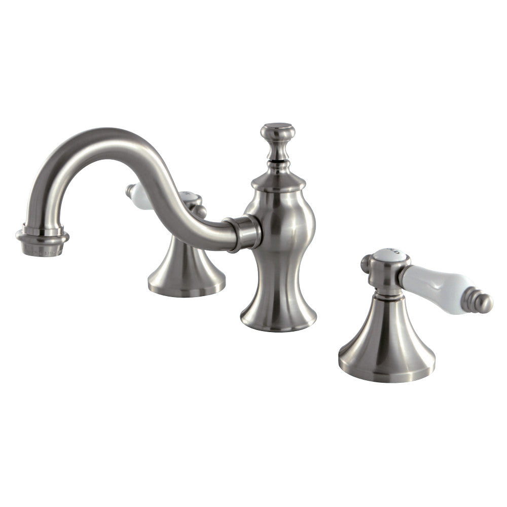 Kingston Brass KC7168BPL 8 in. Widespread Bathroom Faucet, Brushed Nickel - BNGBath